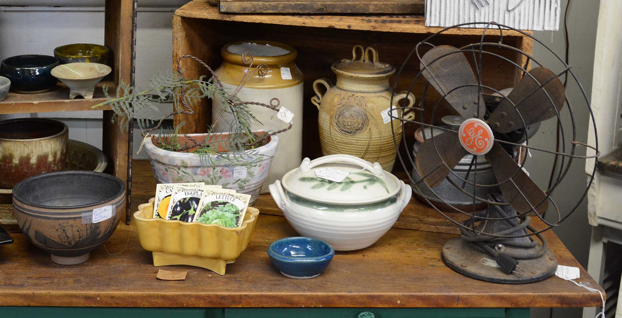 Antique items to add a cottage or Southern stye typical from Fairhope, Alabama